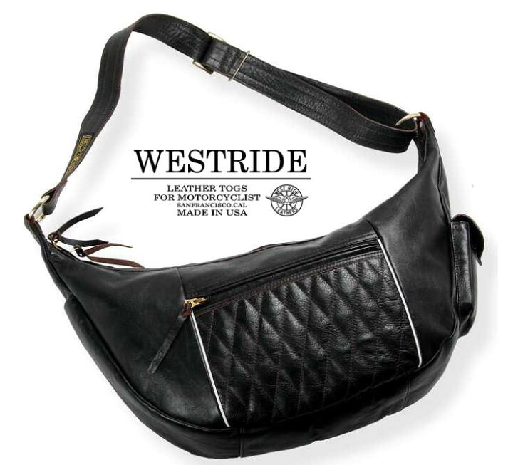 楽天市場】WESTRIDE(ウエストライド)RIDING SHOULDER BAG ブラック 