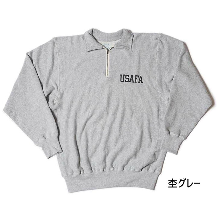 楽天市場】ウェアハウス(WAREHOUSE) Lot 485 ハーフZIP USAFA USAロゴ 