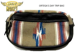 DIN MARKET【1点物】 ORTEGA'S DAY TRIP BAG ディンマーケット　オルテガ　デイトリップバッグ　-BROWN×BLACK