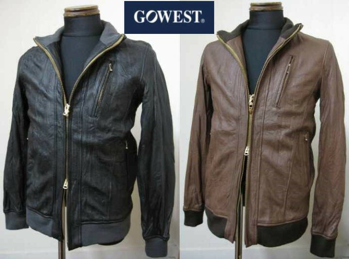 楽天市場】GOWEST(ゴーウエスト)ゴートスキン・シワ加工レザー 