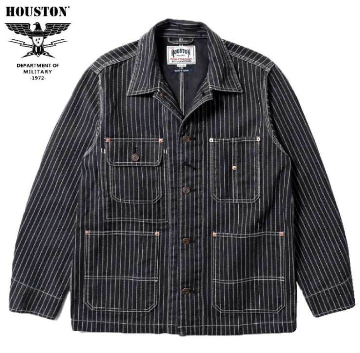 楽天市場】HOUSTON（ ヒューストン） BLACK WABASH COVERALL 