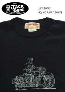JACKSUN'S(�W���b�N�T���Y)40s HD PAN T-SHIRTS - BLACK