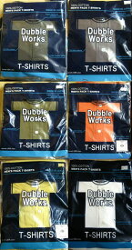 DUBBLE WORKS(ダブルワークス) Lot 33008 パックTシャツ（ヘンリーネック）1枚パック