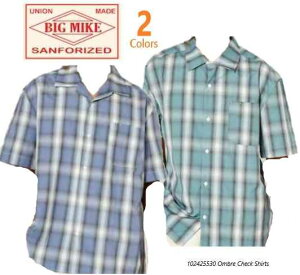 BIG MIKE�i�r�b�O�}�C�N�j102425530���� SHIRTS - �I���u�� �`�F�b�N SS�V���c �^�����V���c�@���[�N�V���c
