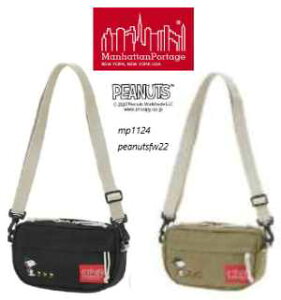 MANHATTAN PORTAGE(�}���n�b�^���|�[�e�[�W) PEANUTS �s�[�i�b�c �V�����_�[�o�b�O �J�W���A�� ���b�Z���W���[�o�b�O (mp1124peanutsfw22)�@COLOR�FBLACK�^KAHKI�@2Color
