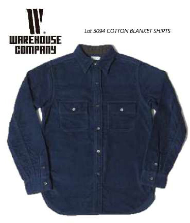 楽天市場】ウェアハウス(WAREHOUSE)Lot 3094 COTTON BLANKET SHIRTS 