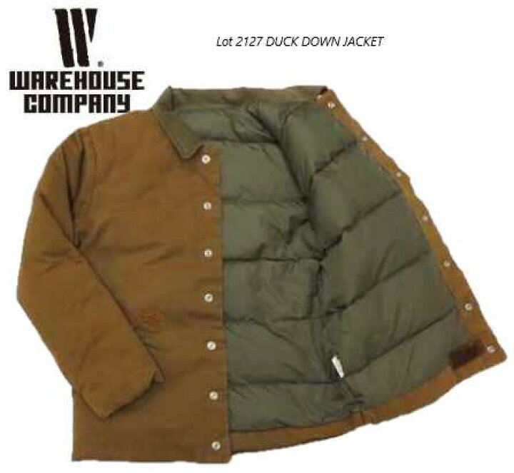楽天市場】ウェアハウス(WAREHOUSE)Lot 2127 DUCK DOWN JACKET  