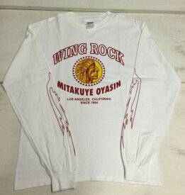 ウイングロック(Wingrock) No.024　長袖袖TEEシャツカレッジ ・ロングスリーブーWHITE-アンビル　アメカジ　ヴィンテージ 長袖TEEシャツ　デットストック