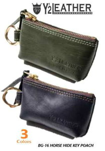 Y2 LEATHER(���C�c�[���U�[�jLot.BG-16 HORSE HIDE KEY POACH �z�[�X�n�C�h�L�|�P�[�X