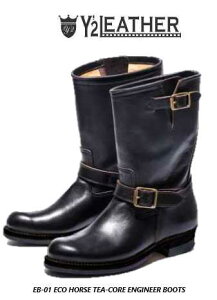 Y2 LEATHER(���C�c�[���U�[�jEB-01�@�@ECO HORSE�@TEA-CORE�@ ENGINEER BOOTS�@�@�G�R�z�[�X�@���c�@�G���W�j�A�u�[�c�y���������z�u�[�c�@�C�@�v�C�@�A���J�W�@���B���e�[�W�@�o�C�J�[