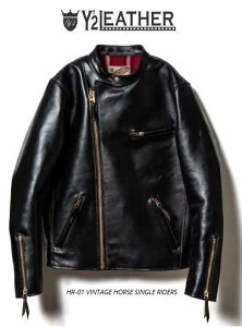 Y2 LEATHER(���C�c�[���U�[�jHR-01 VINTAGE HORSE SINGLE RIDERS�y���������z���U�[�W���P�b�g�@�A���J�W�@���B���e�[�W�@�o�C�J�[