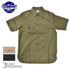 【全品ポイント5倍★5月23日20：00～5月30日1：59まで！】Buzz Rickson's（バズリクソンズ） HERRING BONE TWILL MILITARY WORK SHIRT へリンボーン ミリタリー ワーク シャツ BR38401