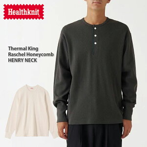 �y�S�iP5�{�zHealthknit Thermal King Raschel Honeycomb Henry Neck 52034�y�S�iP5�{��4��4��20�F00�`10��1�F59�܂ŁI�z
