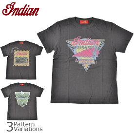 indian Motocycle Print Tee プリント Tシャツ 【メール便】