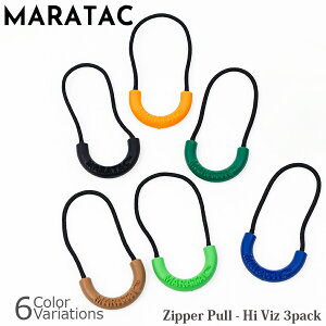 �y�S�iP5�{�zMARATAC Zipper Pull - Hi Viz 3pack �y���[���ցz�y�S�iP5�{��4��4��20�F00�`10��1�F59�܂ŁI�z