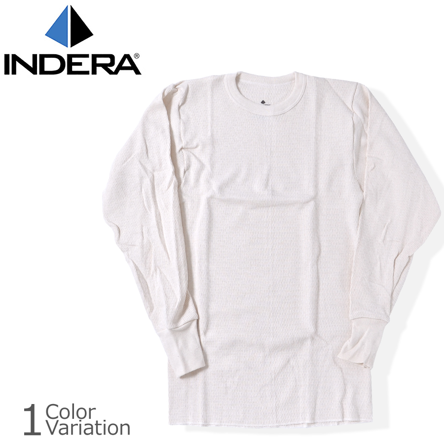 INDERA MILLS THERMAL 100 COTTON LS TEE(インデラミルズサーマル綿100長袖Tシャツ)