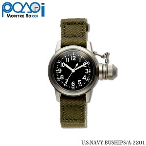 �y�S�iP5�{�zMONTRE ROROI M.R.C. WATCH CO. WW2 REPLICA U.S.NAVY BUSHIPS �A�����J�C�R �͒��p�r���v A-2201�y�S�iP5�{��4��4��20�F00�`10��1�F59�܂ŁI�z