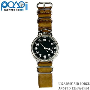 ySiP10{9420F00`111F59܂ŁIzMONTRE ROROI M.R.C. WATCH CO. WW2 REPLICA U.S.ARMY AIR FORCE AN5740 12H v  12Ԏv A-2491