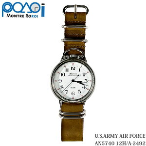 MONTRE ROROI M.R.C. WATCH CO. WW2 REPLICA U.S.ARMY AIR FORCE AN5740 12H v  12Ԏv A-2492
