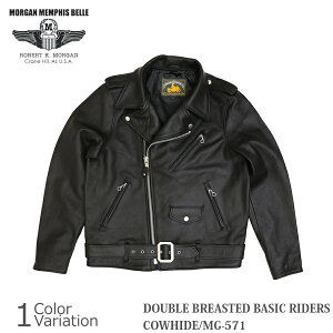 "MORGAN MEMPHIS BELLE DOUBLE BREASTED BASIC RIDERS ""COWHIDE"" �y���c���X�z MG-571"