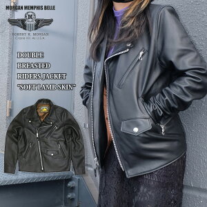 "MORGAN MEMPHIS BELLE DOUBLE BREASTED SLIMFIT RIDERS ""LAMBSKIN"" MG-576"