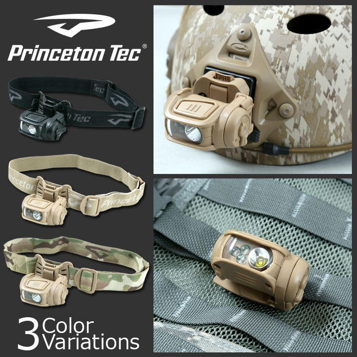 激安オンライン販売  CHARGEヘルメットライト PrincetonTecプリンストンテックMPLS 個人装備