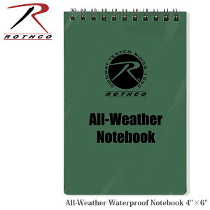 �y�S�iP5�{�zROTHCO�i���X�R�j All-Weather Waterproof Note 4×6 �y���[���ցz�y�S�iP5�{�I10��14��20:00�`17��9:59�z