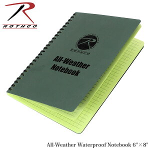 �y�S�iP5�{�zROTHCO�i���X�R�j All-Weather Waterproof Note 6×8 �y���[���ցz�y�S�iP5�{�I10��14��20:00�`17��9:59�z