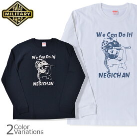 SWAT ORIGINAL "We Can Do It !" NEGICHAN LONG SLEEVE TEE