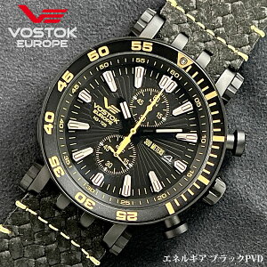 VOSTOK EUROPE (�{�X�g�[�N) �G�l���M�A �u���b�NPVD �y���K�i�z VK61-575C589