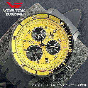 VOSTOK EUROPE (�{�X�g�[�N) �A���`���[�� �N���m�O���t �u���b�NPVD �y���K�i�z 6S30-5104185