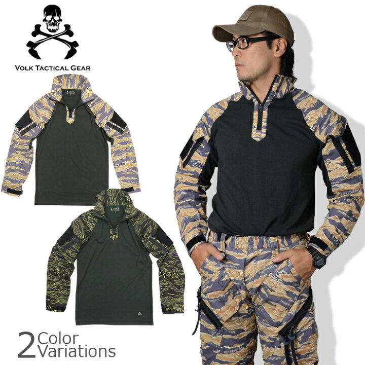 VOLK TACTICAL GEAR SHIRT タクティカル COMBAT TIGER タイガー シャツ ボルク ギア コンバット VTG