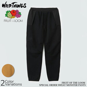 �y�S�iP5�{�zWILD THINGS�i���C���h�V���O�X�j FRUIT OF THE LOOM SPECIAL ORDER SWEAT MONSTER PANTS WT25180GA�y�S�iP5�{��4��4��20�F00�`10��1�F59�܂ŁI�z