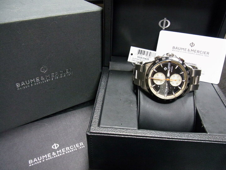 楽天市場】Baume & Mercier クリフトン クラブ クロノグラフMOA10435 