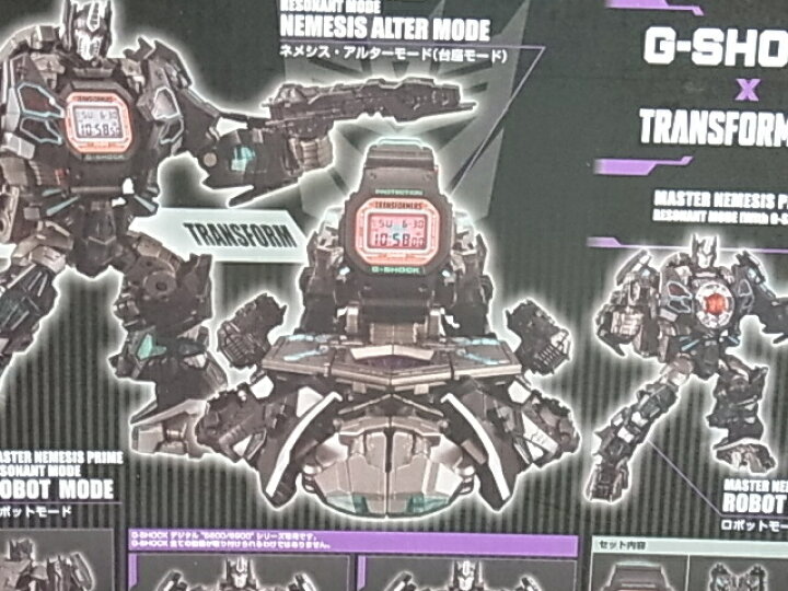 楽天市場】G-SHOCK トランスフォーマーコラボレーションモデル  