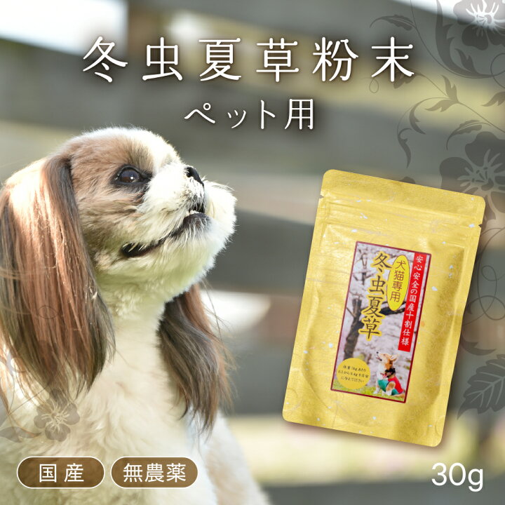 楽天市場】【国産 冬虫夏草】価格改定 ペット専用 無農薬の国産100 