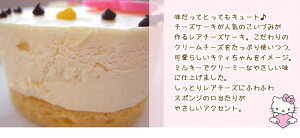 ハローキティミニケーキ〜レアチーズケーキ〜【ハローキティ】【サンリオ】【スイーツ・スィーツ】【おもたせ・おみやげに最適】【お取り寄せスイーツ】