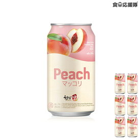 麹醇堂米マッコリ モモ 350ml×6缶 本場まっこり BSJ 小麦麹マッコリ 生米発酵法