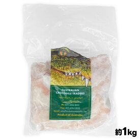 ワニ肉 テール 約1kg(1～2パック) クロコダイルミート ワニテール オーストラリア産