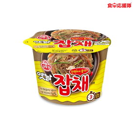 オットギ 即席チャプチェ カップ 82.5g / インスタント食品 韓国料理 チャプチェ 春雨 簡単調理 カップ麺 時短レシピ 食卓応援隊