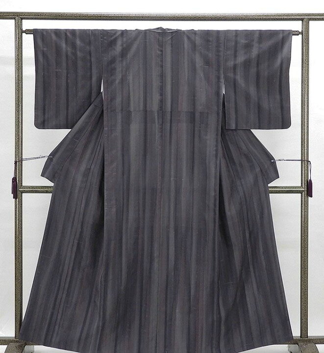 楽天市場】紬 美品 正絹 染色作家 斉藤三才作 身丈159.5cm 裄丈62.5cm  