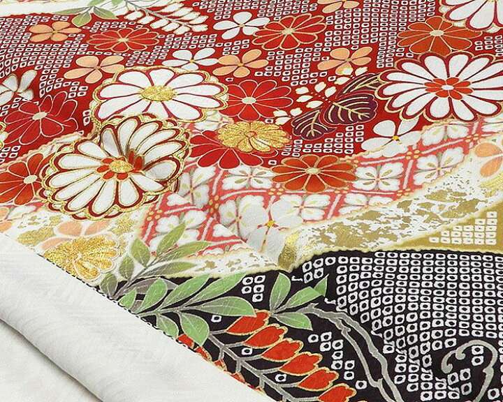 楽天市場】【ポイント10倍】振袖 正絹 匹田四季花模様 身丈171cm 裄丈  