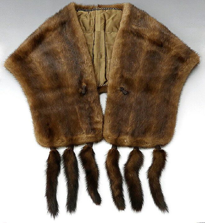 楽天市場】ショール ミンク 毛皮 ストール リアルファー ショール  