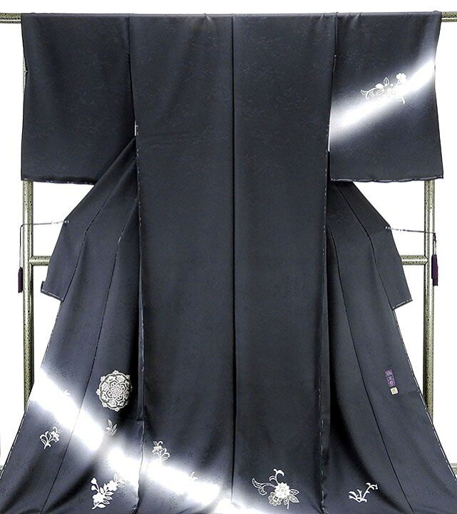 楽天市場】＼10％OFFクーポン／訪問着 正絹 じゅらく帝王紫 刺繍 鏡裏 