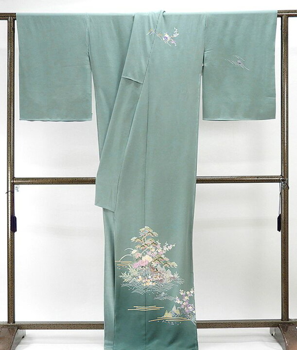 楽天市場】70％還元！半額50％OFF+20％クーポン！訪問着 正絹 加賀友禅  