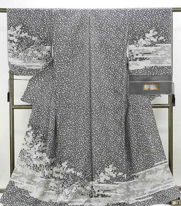楽天市場】訪問着 正絹 高台寺園模様 お召し訪問着 新品 未仕立て 仮絵 