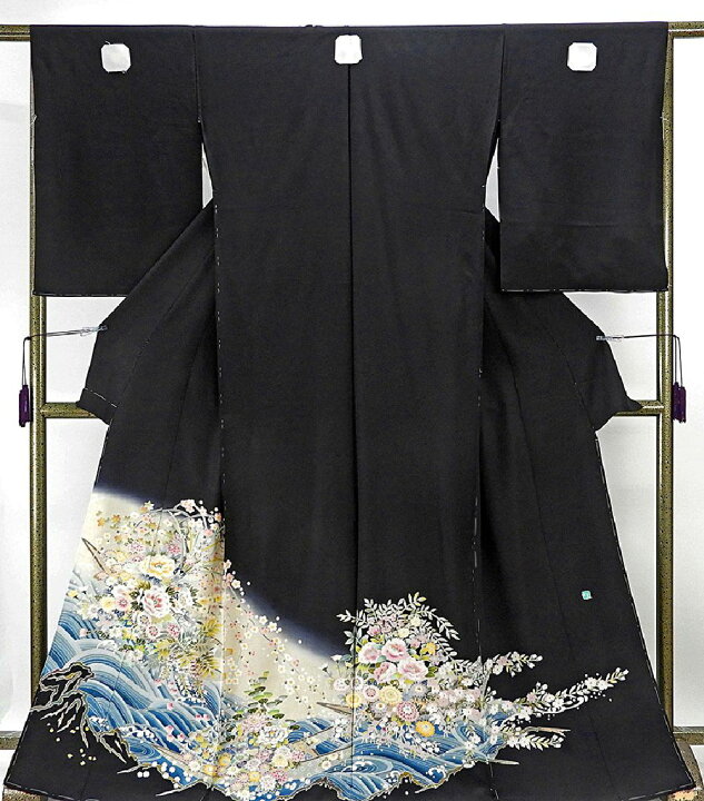 楽天市場】＼10％OFFクーポン／留袖 正絹 加賀友禅 松島由美作 大海花  