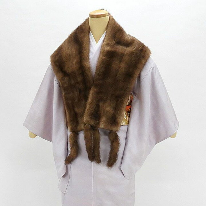 楽天市場】ショール ミンク 毛皮 ストール リアルファー ショール  