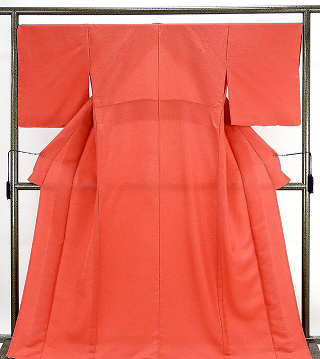 楽天市場】単衣 色無地 新品仕立済 正絹 単衣 膨れ地紋 身丈164.5cm 裄 