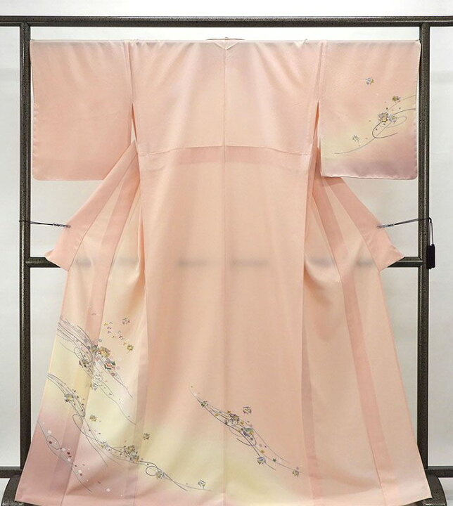 楽天市場】単衣 訪問着 新品 仕立て上がり 正絹 単衣 四季花糸巻模様 